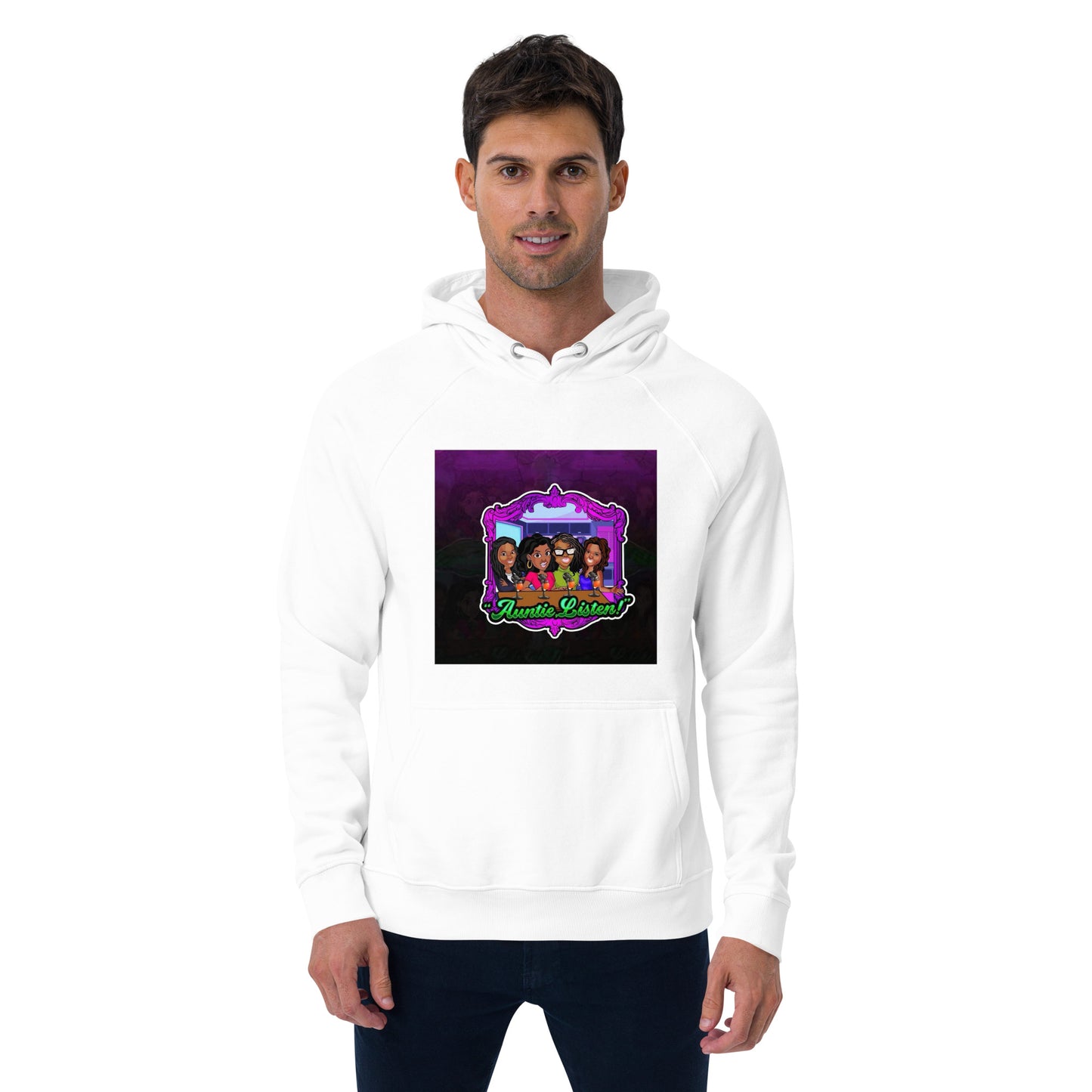 Unisex eco raglan hoodie